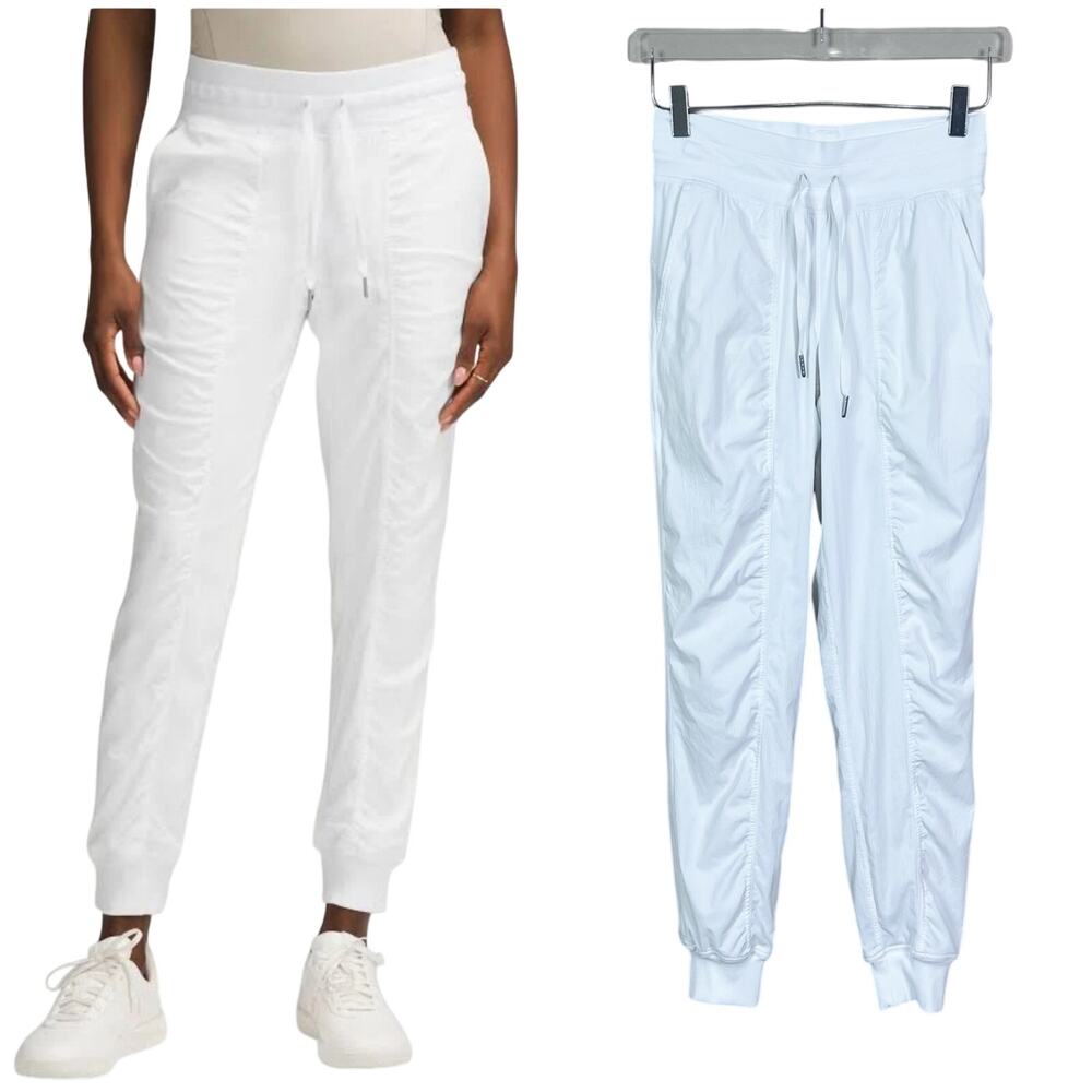 Lululemon | Dance Studio Jogger White Lightweight Mid Rise Workout Pants 8